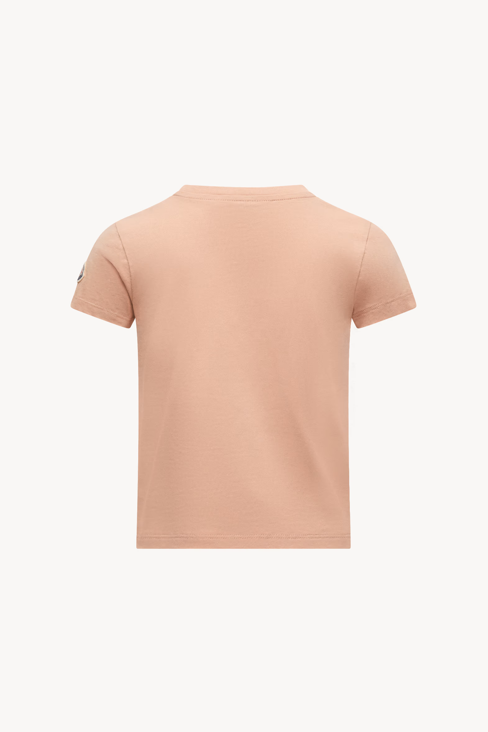 Camiseta de algodón con motivo de osito de peluche Niña Rosado claro Moncler 4